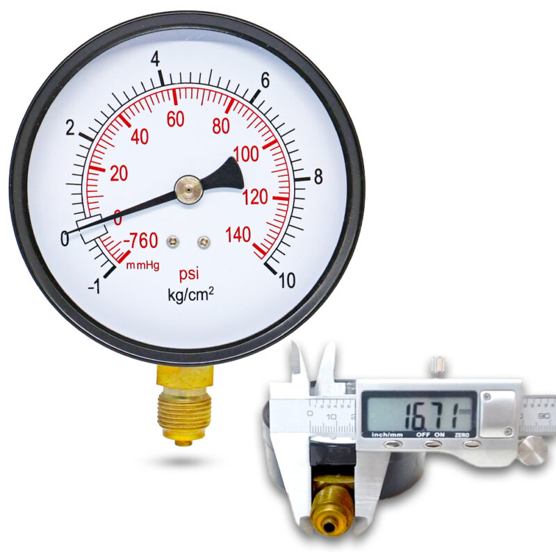 คอมปาวเกจ ( A ) 4", 10 kg เหล็ก
