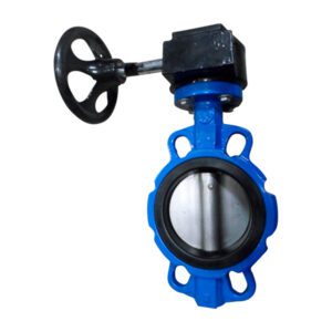 วาล์วผีเสื้อ Wafer, 5k- 80 (3"), NBR, พวงมาลัย ลิ้นสแตนเลส หนา 46mm (PN16 / ANSI-150 / 5K / 10K)