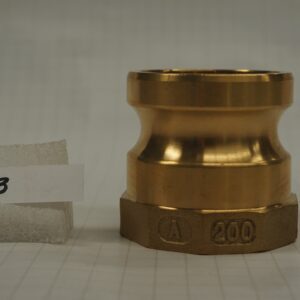 ข้อต่อ Cam & Groove, Part A, ทองเหลือง, BSP, 2นิ้ว