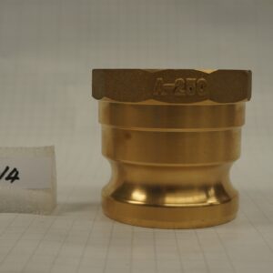 ข้อต่อ Cam & Groove, Part A, ทองเหลือง, BSP, 2-1/2นิ้ว