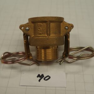 ข้อต่อ Cam & Groove, Part B, ทองเหลือง, BSP, 3/4นิ้ว