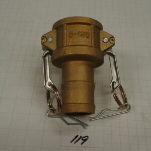 ข้อต่อ Cam & Groove, Part C, ทองเหลือง ขนาด 1-1/2"