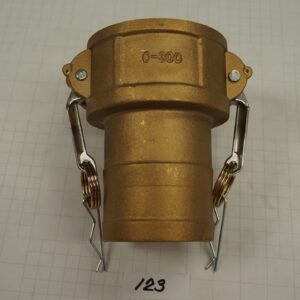 ข้อต่อ Cam & Groove, Part C, ทองเหลือง ขนาด 3"