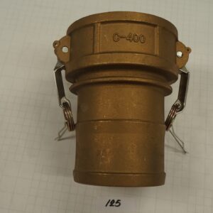 ข้อต่อ Cam & Groove, Part C, ทองเหลือง ขนาด 4"