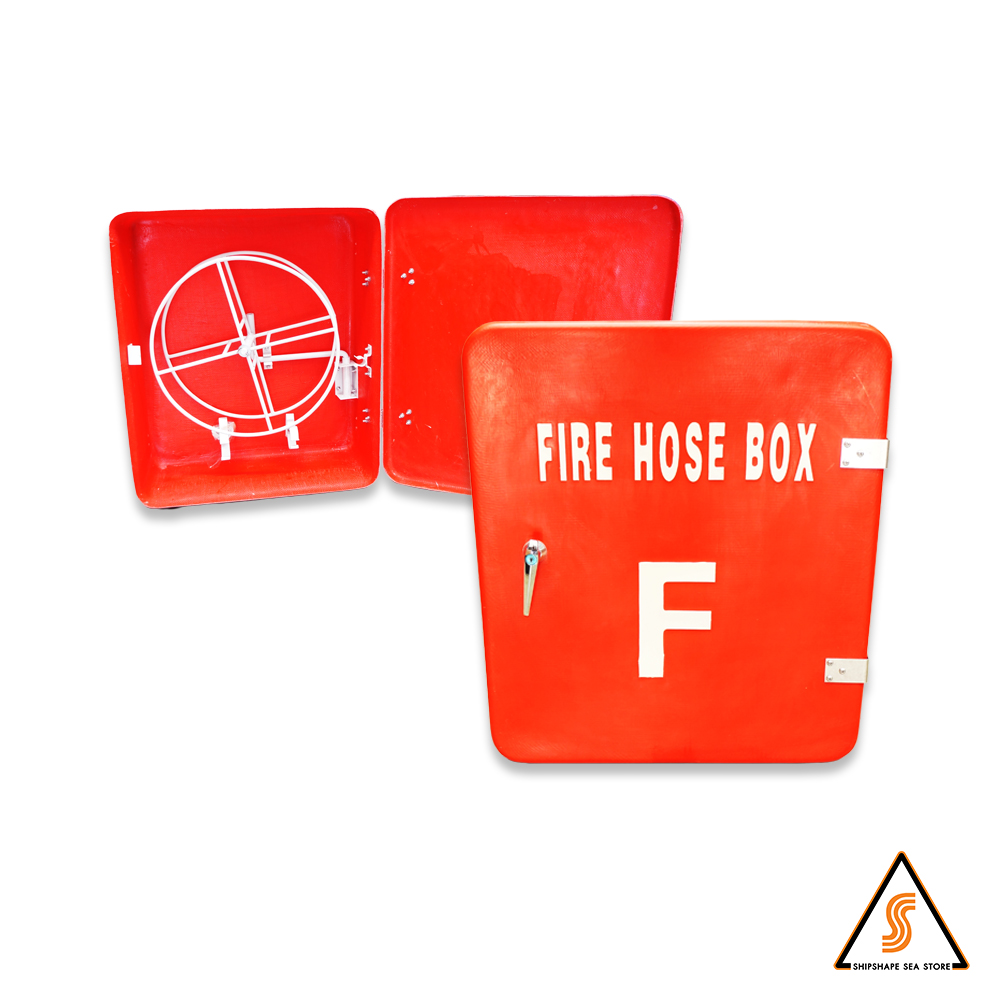 ตู้สายดับเพลิงไฟเบอร์กลาสสำหรับสายดับเพลิง 20เมตร (ขนาดตู้สาย56x65x19) Fire Hose Box