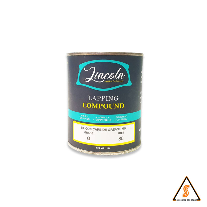 กากเพชรบดวาล์ว LINCOLN ขนาด 1ปอนด์ เกรด 80 เบอร์ G