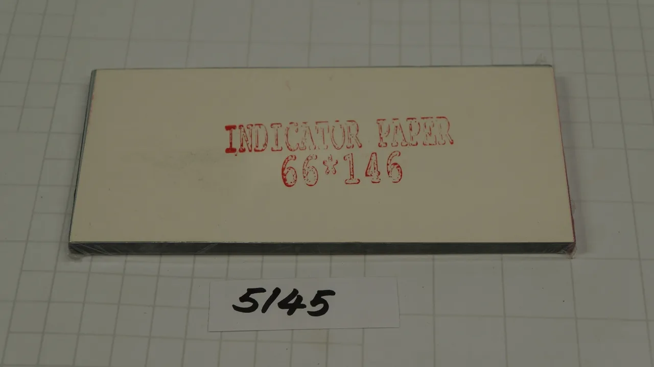 กระดาษวัดกำลังอัด Indicator paper 66x146mm 48แผ่น (ปกติ)