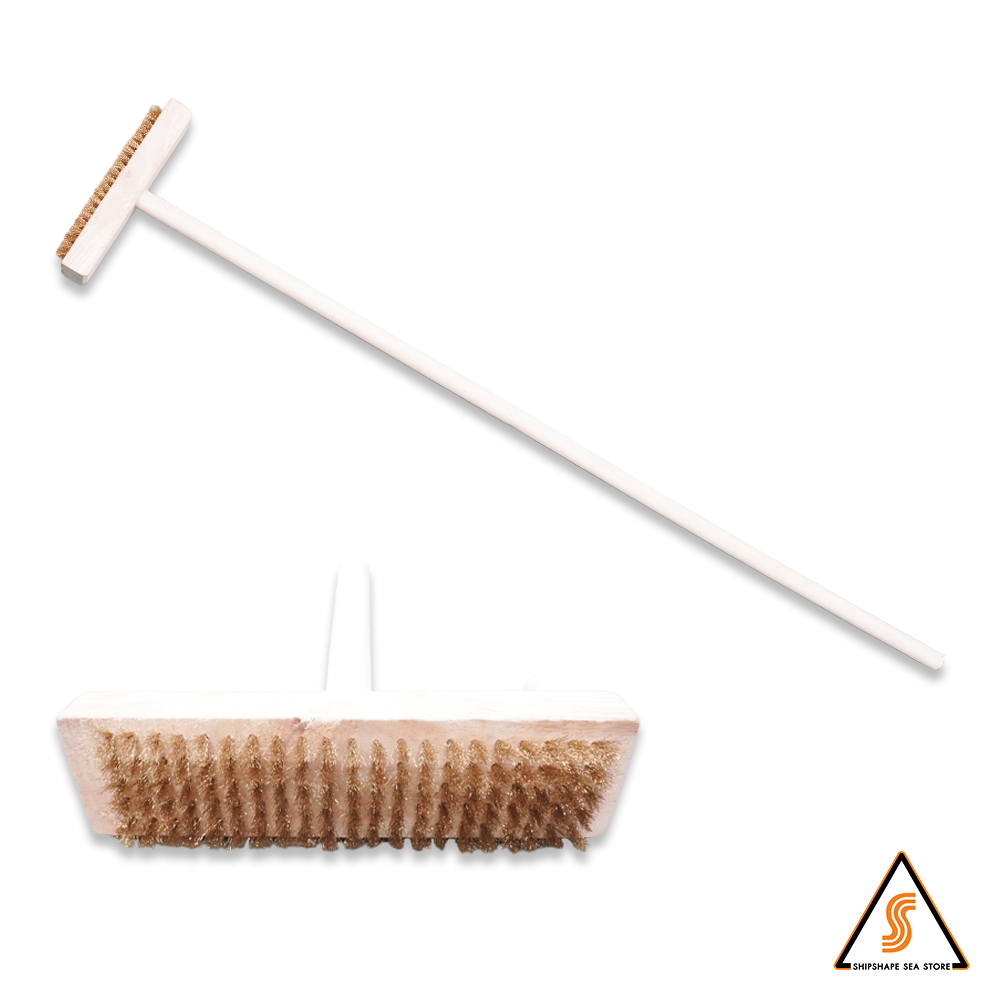 แปรงทองเหลืองด้ามยาว