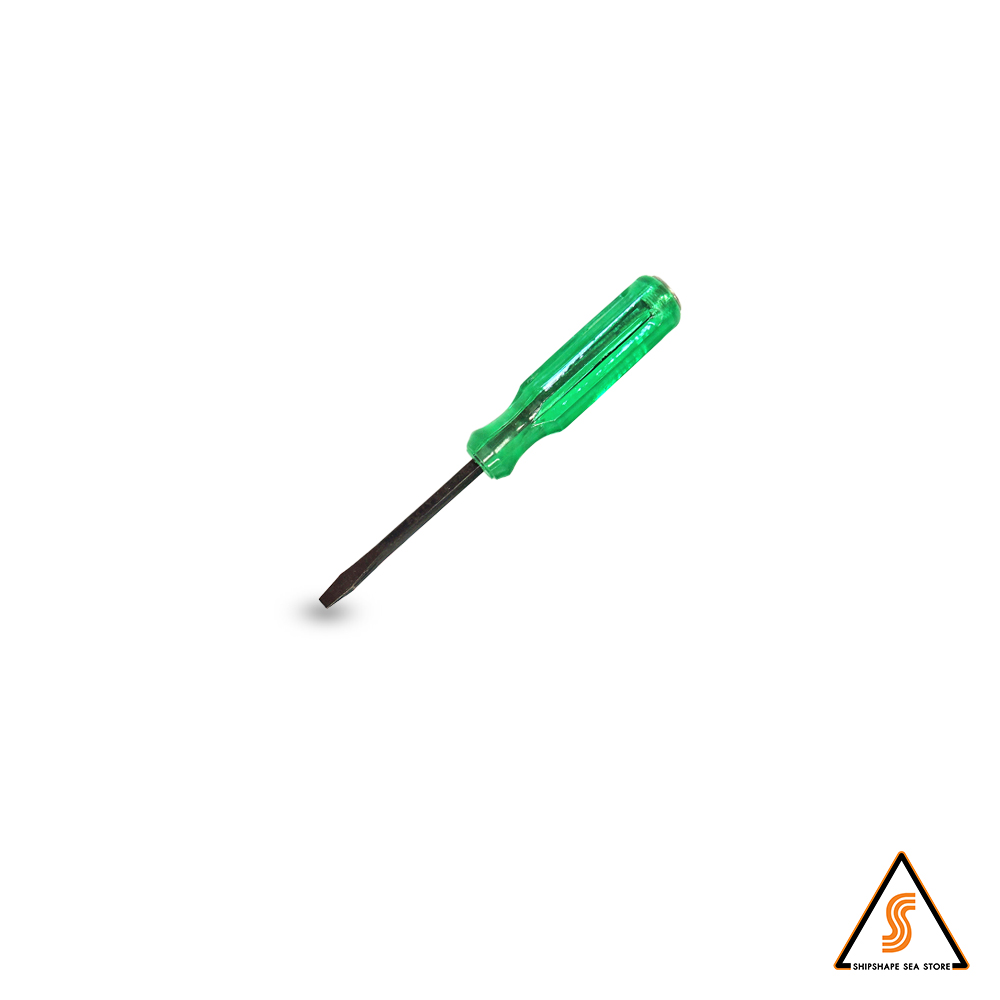 ไขควงปากแบน ด้ามทะลุ ขนาด 3"