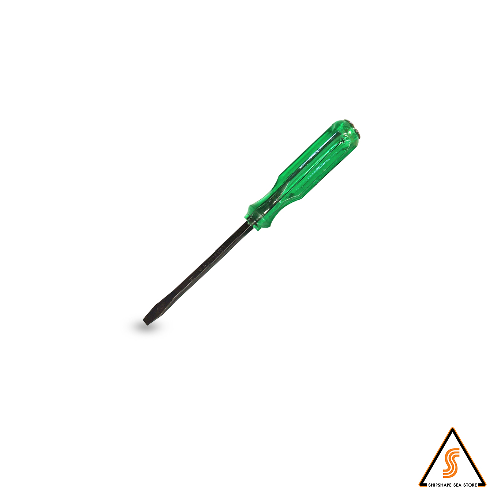 ไขควงปากแบน ด้ามทะลุ ขนาด 4"