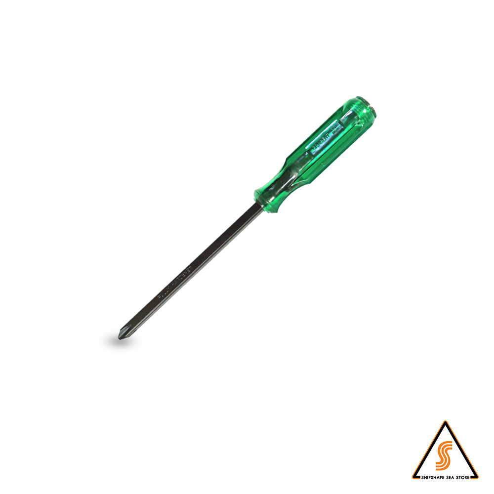 ไขควงปากแฉก ด้ามทะลุ ขนาด 6"