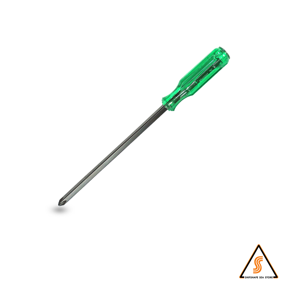 ไขควงปากแบน ด้ามทะลุ ขนาด 8"