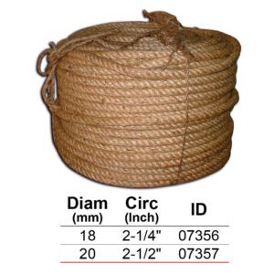 เชือกมะนิลา โต 20มม. (รอบวง 2-1/2")