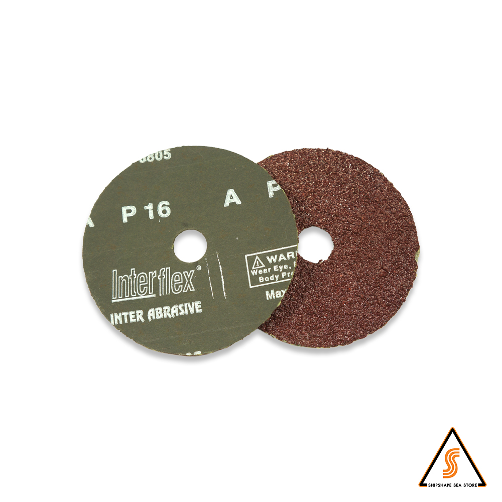 กระดาษทรายกลม 4" เบอร์ 16