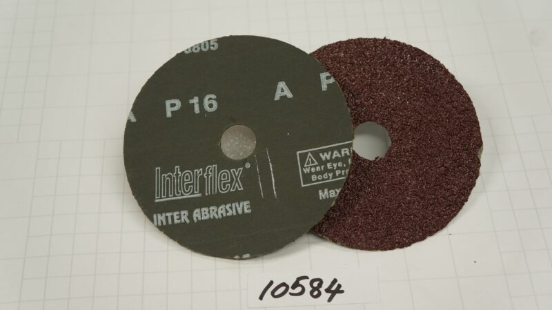 กระดาษทรายกลม 4" เบอร์ 16