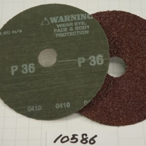 กระดาษทรายกลม 4" เบอร์ 36