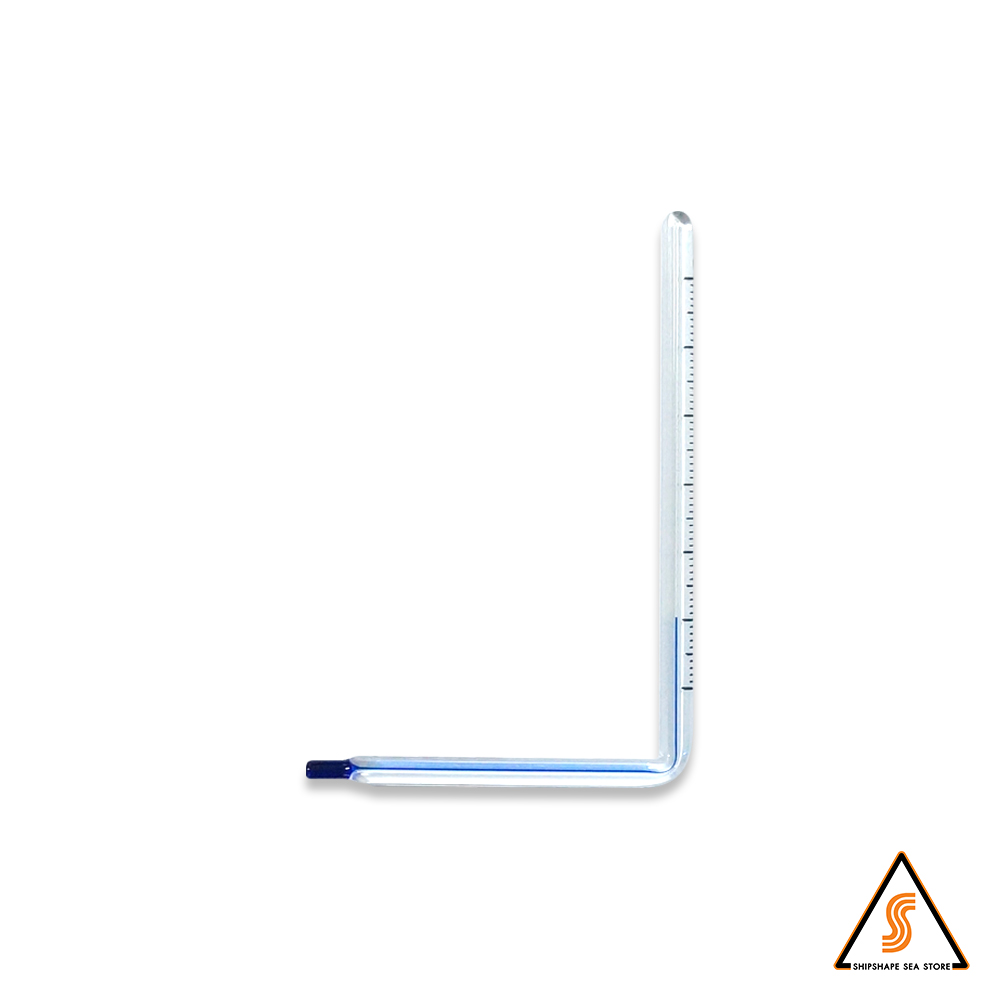 เทอร์โมมิเตอร์ เฉพาะไส้ แบบฉาก 100C [L101] Scale:128mm + Tail: 58mm (Ex type K)