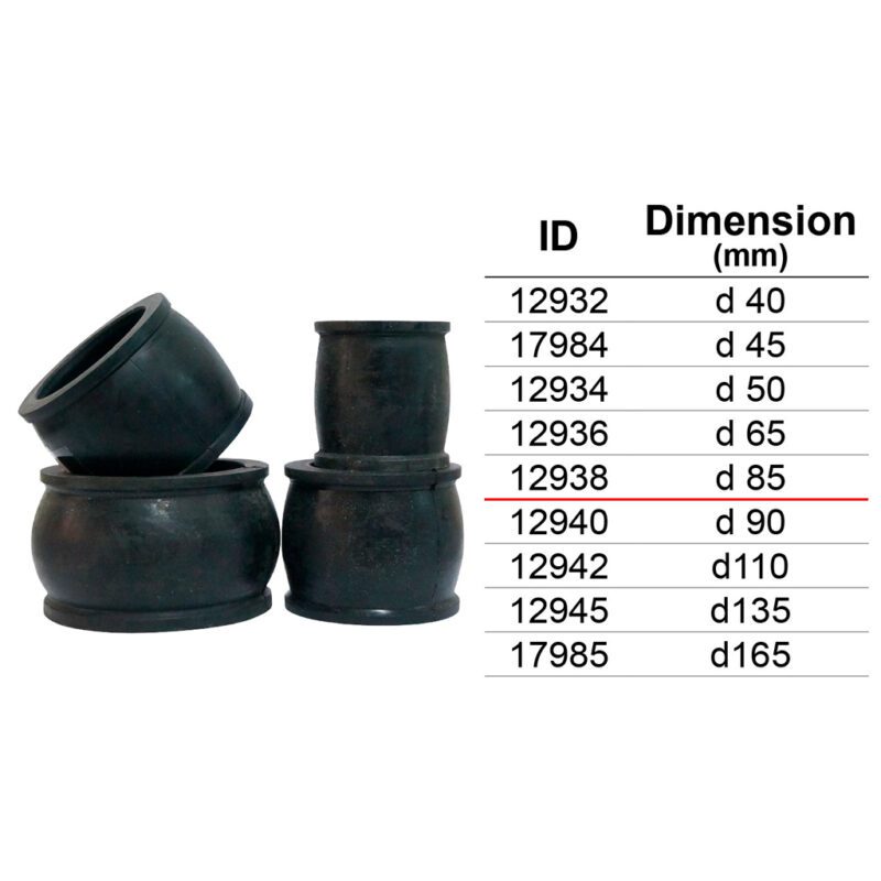 ปลั๊ก Scupper Plug เฉพาะยาง ขนาด d 85 (สำหรับรุ่นทองเหลือง)