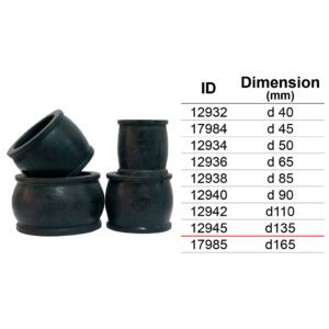 ปลั๊ก Scupper Plug เฉพาะยาง ขนาด d135 (สำหรับรุ่นทองเหลือง)