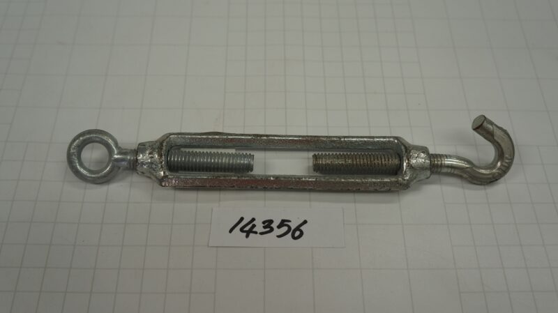 เกลียวเร่ง HOOK & EYE ขนาด 10mm (3/8") x L 130mm (Galv.)