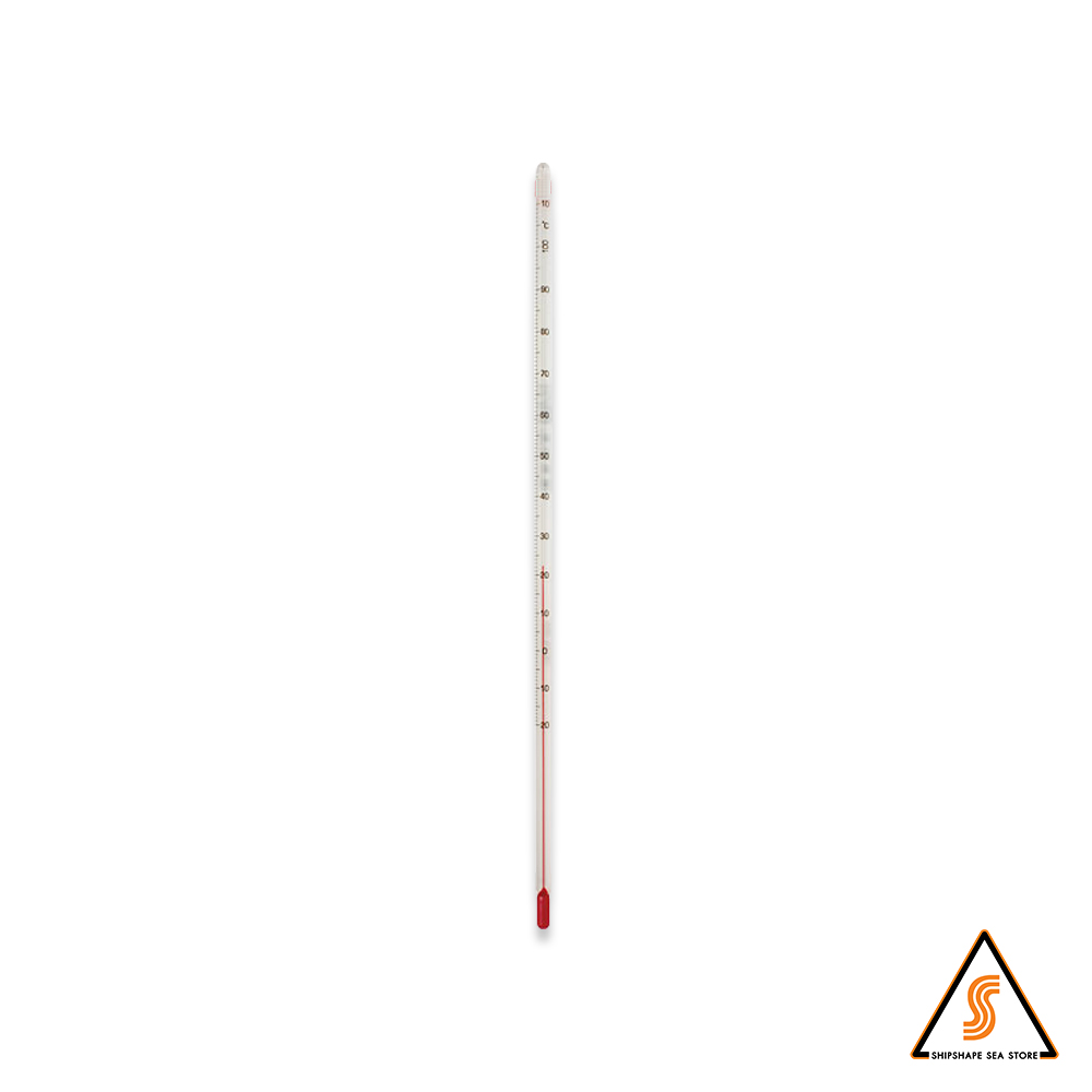 เทอร์โมมิเตอร์ วัดสินค้า (เฉพาะไส้) 300มม. 100C แอลกอฮอล์สีแดง (ค.ละเอียด 1.0C)