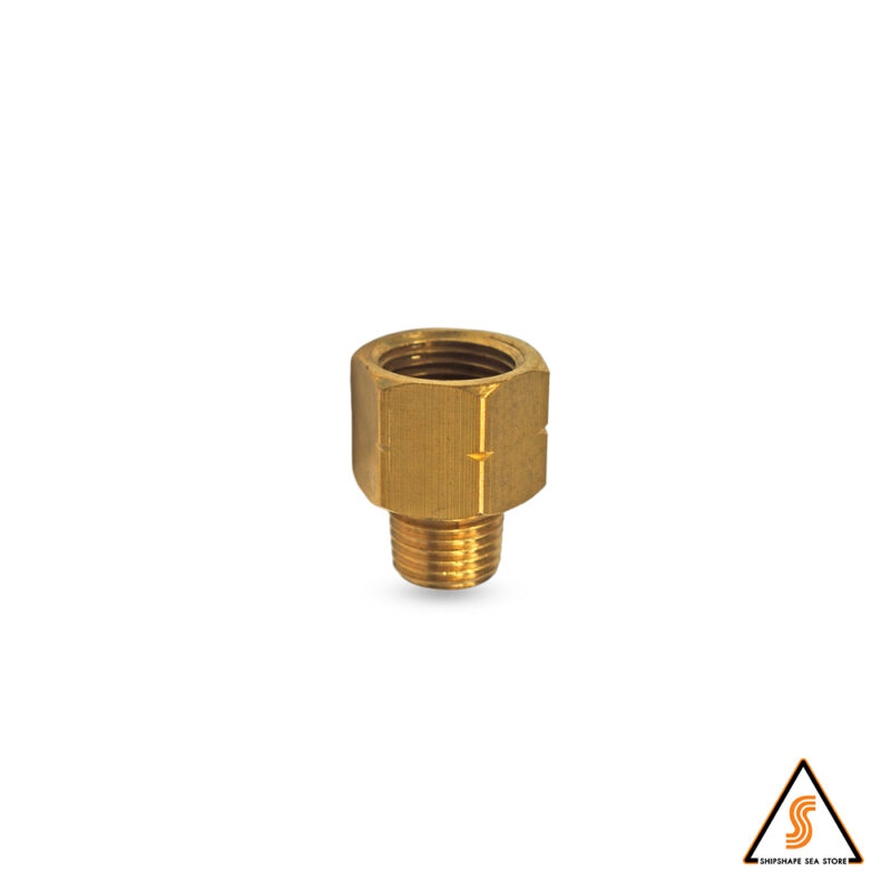 ข้อลดทองเหลือง ก.ใน 3/8" BSP x ก.นอก 1/4" BSP