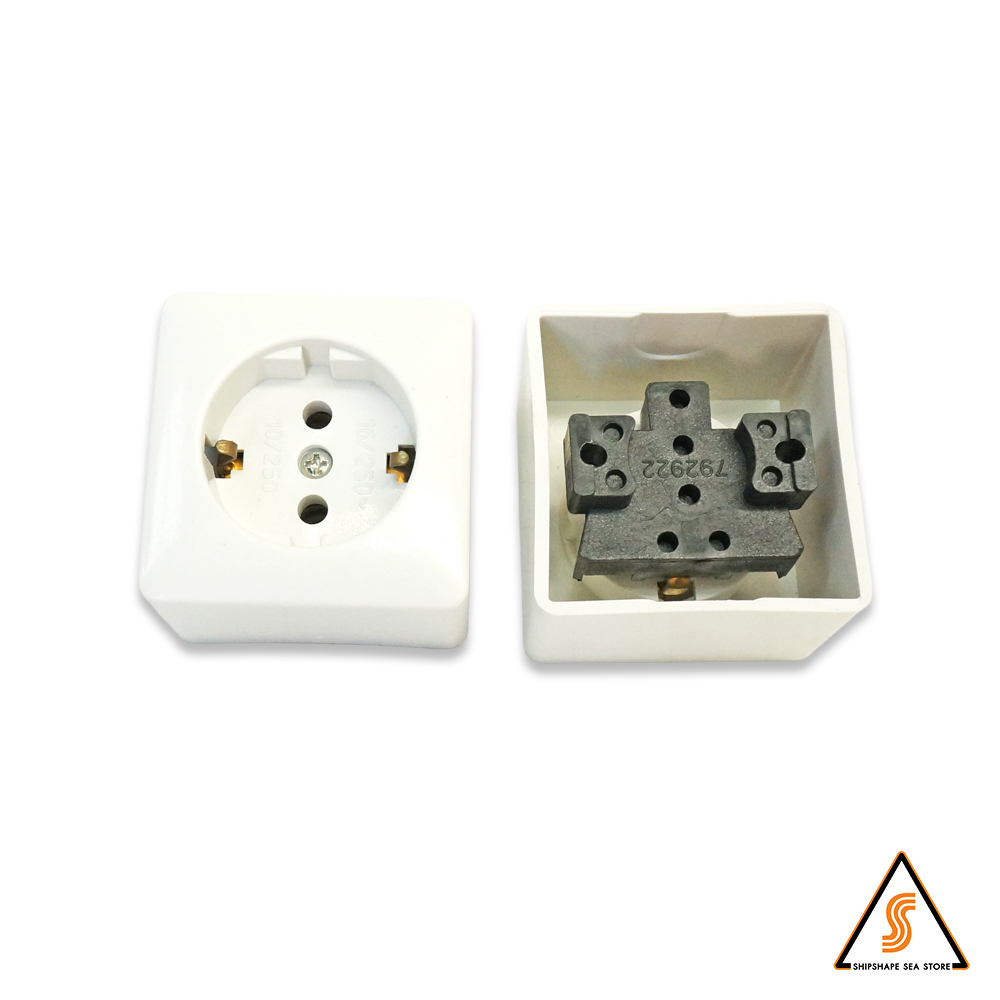 ปลั๊ก เยอรมัน 792922 ตัวเมีย 1 เต้า (2ขา)