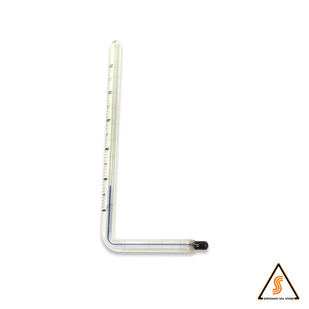 เทอร์โมมิเตอร์ เฉพาะไส้ แบบฉาก 200C [L201] Scale:128mm + Tail: 56mm (Ex type L)