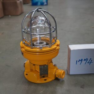 โคมไฟกันระเบิด กรงนก แบบตรง # CFD1, 220V 100W E27, Exd II CT4 อลูมิเนียม (ไม่รวมหลอด)