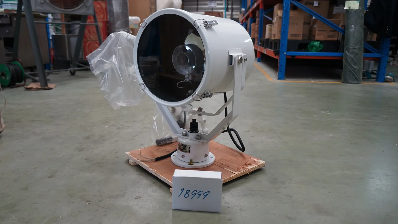 โคมไฟกันน้ำ Searchlight # TG-27, 110/220V, GX9.5, 1000W Body-Stainless IP56 weight 20.50Kgs (ราคายังไม่รวมหลอด 110v 1000w ID16899, 220v 1000w ID 16343)