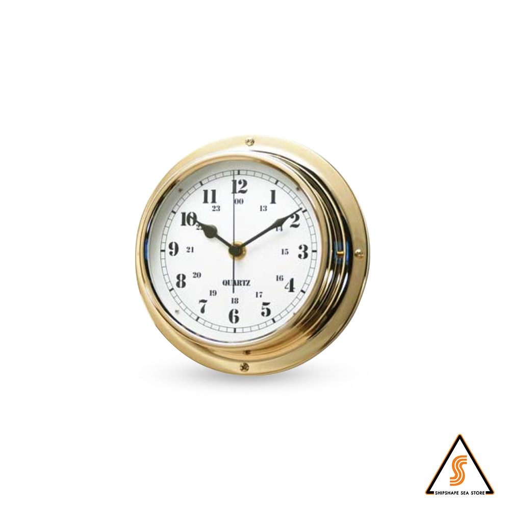 นาฬิกา Marine Quartz Clock, Fig.198-C1, Dial-124mm Base-180mm