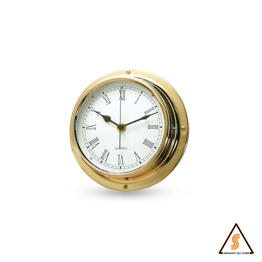 นาฬิกา Marine Quartz Clock, Fig.198-C2, Dial-124mm Base-180mm