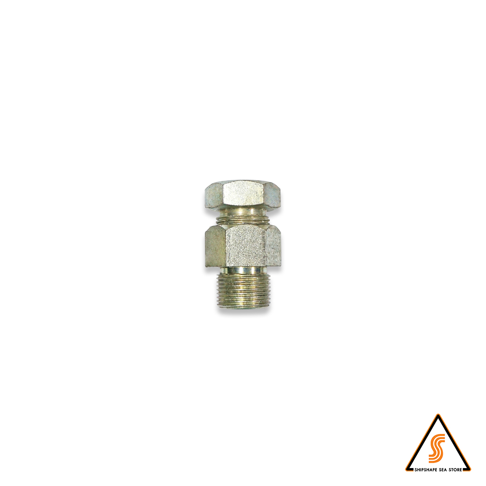ข้อต่อ แปลงเกลียว เทอร์โมแบบเกจ 12mm Sliding connection to G3/4" - Brannan UK