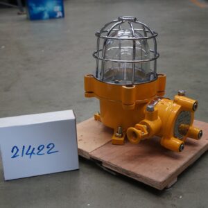 โคมไฟกันระเบิด กรงนก แบบตรง # CFD4c, 220V 100W E27, Exd II CT3 ทองเหลือง (ไม่รวมหลอด)