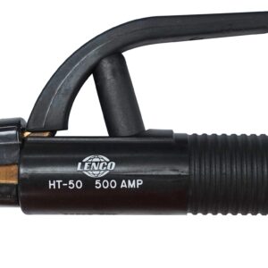หัวจับเชื่อม Lenco USA HT-50, Heavy duty, 500A Max calbe 95mm2, Max Electrode 3/8" (9.53mm)