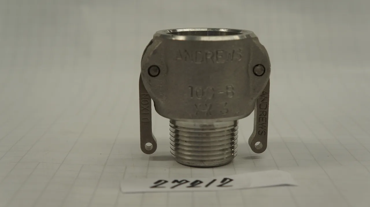 ข้อต่อ CAM & groove Dixon USA type B, Alu 100-B-AL