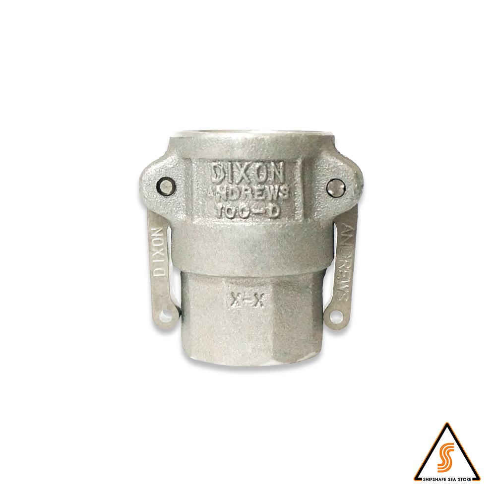 ข้อต่อ CAM & groove Dixon USA type D, Alu 100-D-AL