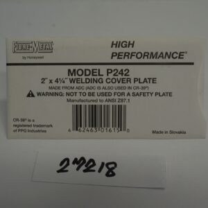 กระจกเชื่อมใส ชนิดพลาสติกพิเศษ CR.39 ยี่ห้อ Fibre-Metal USA รุ่น P-242