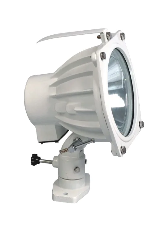 โคมไฟกันน้ำ ท้ายเรือ # TG-8, G6.35, 12V, 100W Body-Steel IP56 weight5.30Kgs (ราคารวมหลอด) ... (Spare lamp 12v ID 27158, 24v ID 20338, 110v ID 27159, 220v ID 27160)