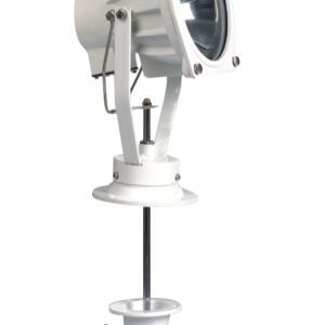 โคมไฟกันน้ำ ท้ายเรือ # TG-9 G6.35, 24V, 100W Body-Steel IP56 weight8Kgs มีคันบังคับ (ราคารวมหลอด) ... (Spare lamp 12v ID 27158, 24v ID 20338, 110v ID 27159, 220v ID 27160)