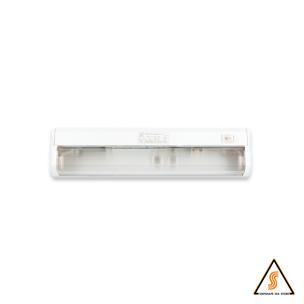 โคมไฟนีออน Marine หัวเตียง สวิตซ์ IP20 JTY15-1A, 1x15W, 110V 60HZ (ไม่รวมหลอด)