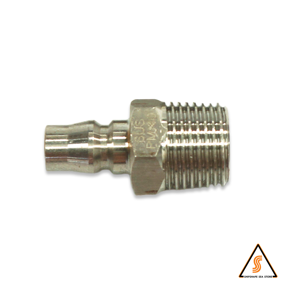 ข้อต่อสวมเร็ว Stainless Plug-male 40PM 1/2"
