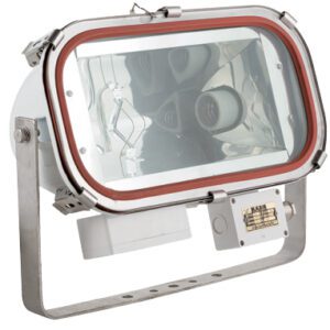 โคมไฟกันน้ำ ท้ายเรือ # TG-5, High pressure Sodium 110V 400W Body-Stainless IP67 weight8Kgs (ราคายังไม่รวม หลอด 6947) ขนาด 340x260 mm. (มีกล่องบาลาสต์)