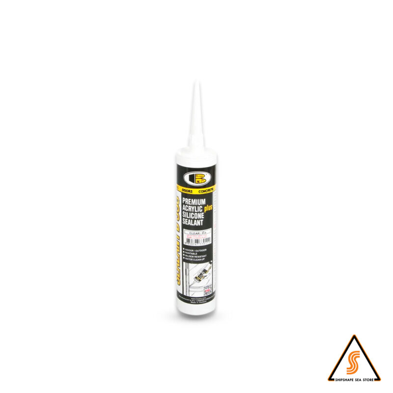 ซิลิโคลน สีใส ยี่ห้อ BOSNY SILICONE SEALANT CLEAR