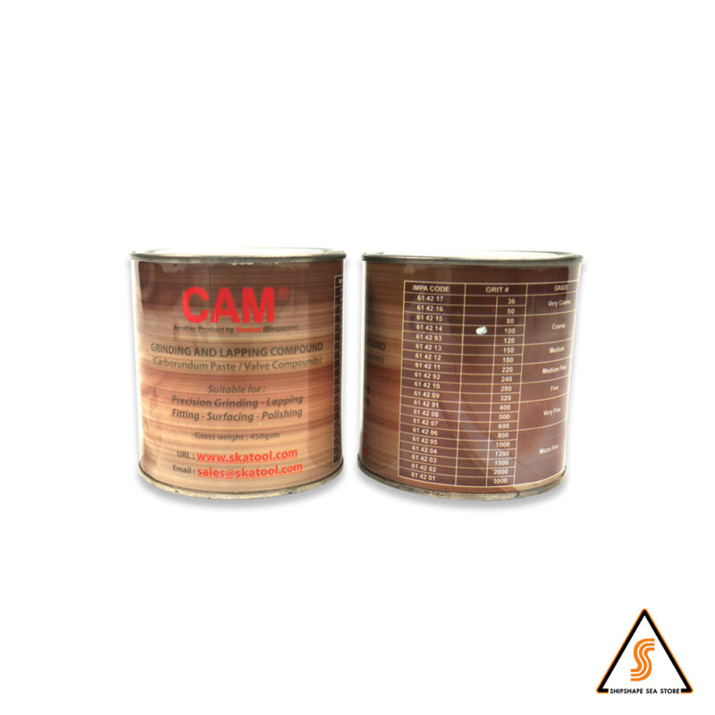 กากเพชรบดวาล์ว เกรด 100 เบอร์ F 450กรัม ยี่ห้อ CAM