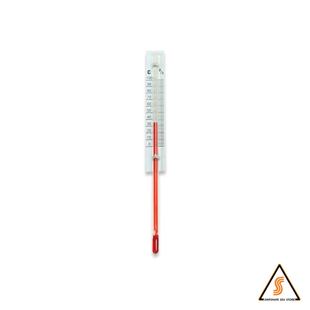 เทอร์โมมิเตอร์ เฉพาะไส้ ตรง 100c ยาว 145มม. ขนาดแผง 12x89มม