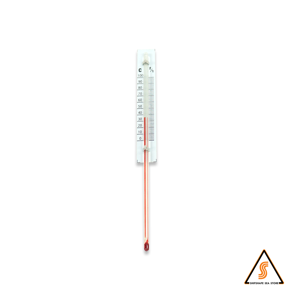เทอร์โมมิเตอร์ เฉพาะไส้ ตรง 100c ยาว 150มม. ขนาดแผง 12x89มม