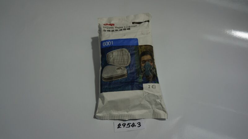 3M ตลับกรองไอระเหย 6001 (2 Each/Pack, 30 Pack/Case)
