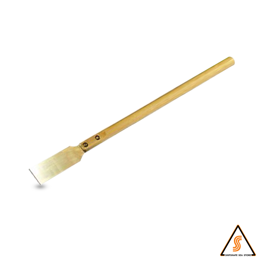 เหล็กแซะสนิม ด้ามไม้ยาว Non spark