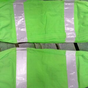 Arm Bands ปลอกแขนสีเขียว ยาว 23 นิ้ว มีแถบสะท้อนแสง 3M 3150A 2 เส้น